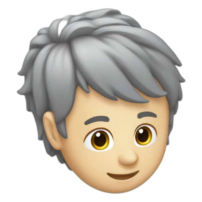 verliebtes Paar mit kurzen grauen Haaren sticker