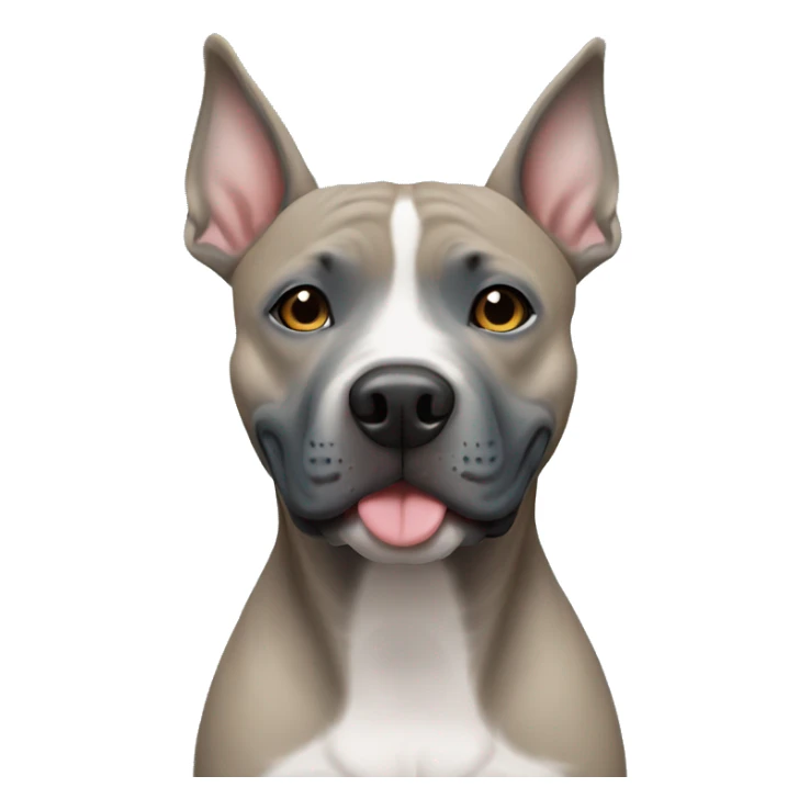 Blue fawn American staffy sticker