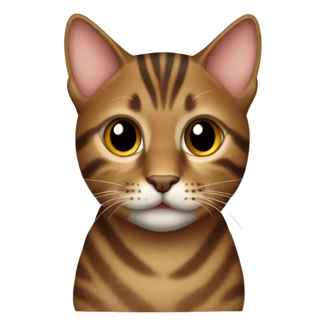 Brown tabby cat  sticker