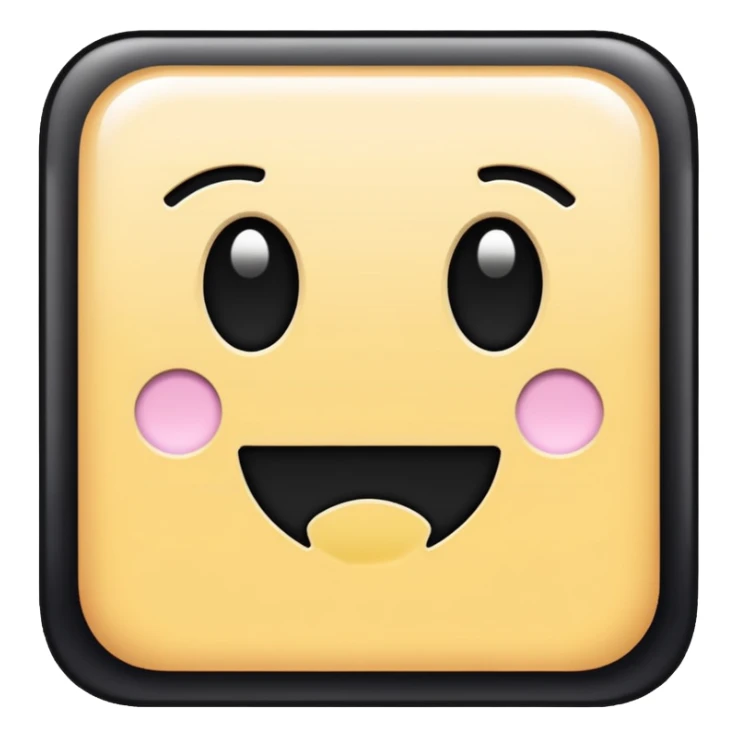 a square and good written in it also fill the background with pastel blue color sticker