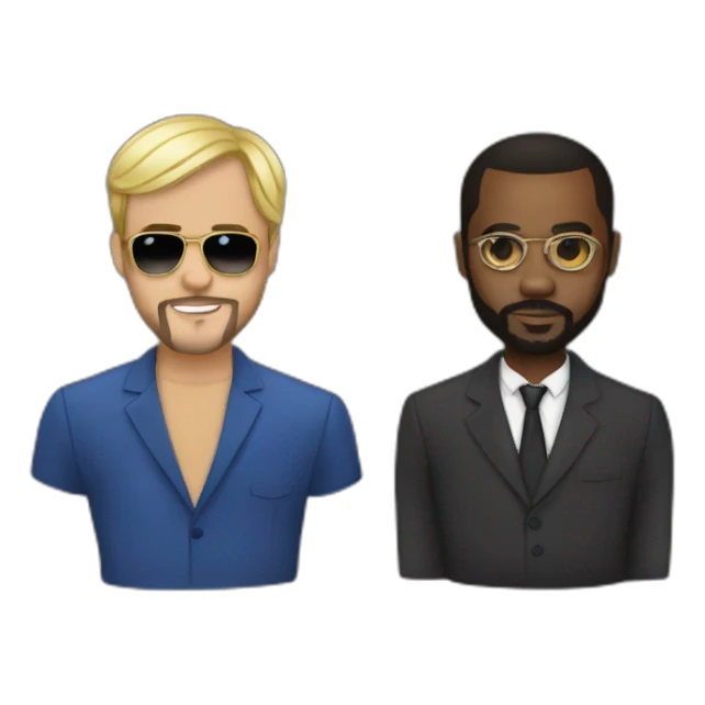 fally ipupa and joseph kabila sticker