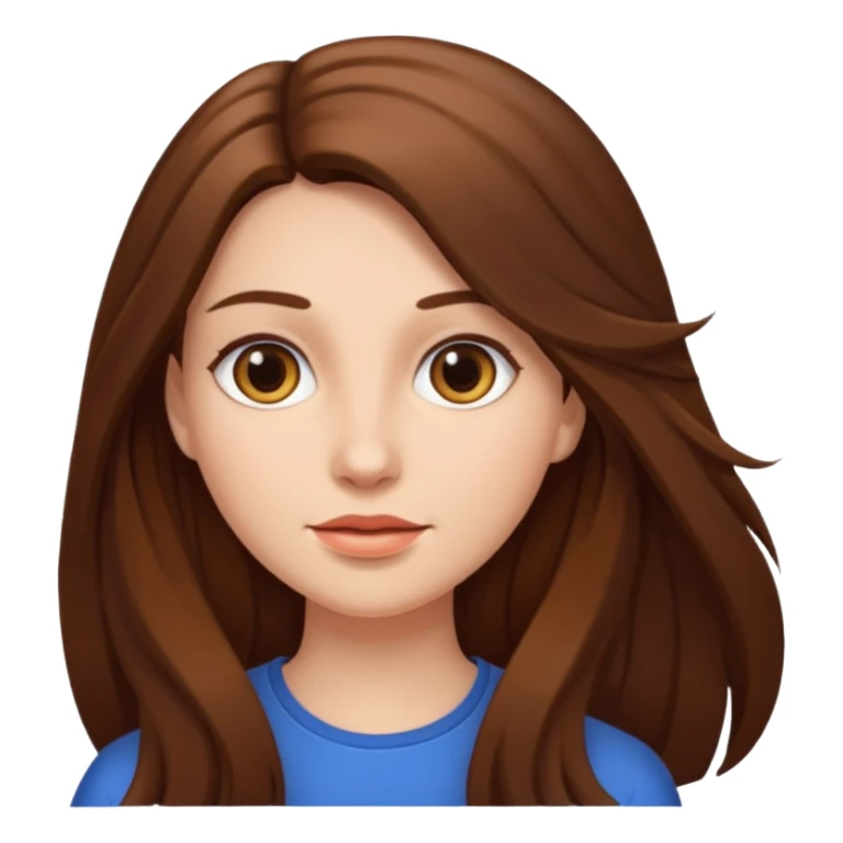 Wife long hair sticker