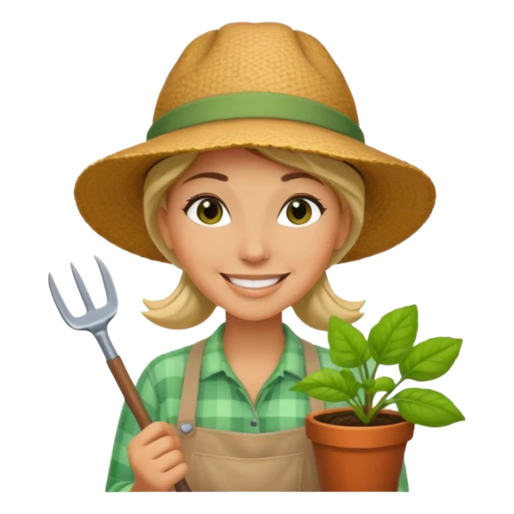 Urban Gardener woman sticker