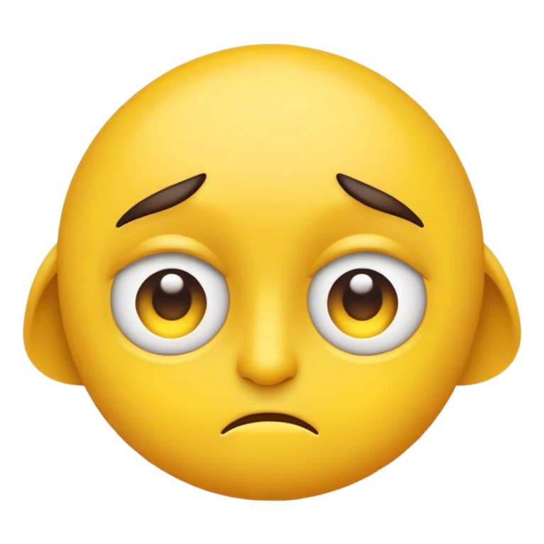 side eyeing emoji with one raised eyebrow sticker