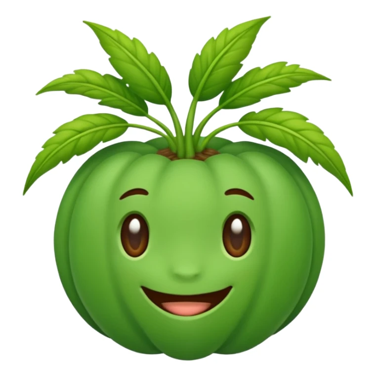 1 grano de poroto con cara sticker