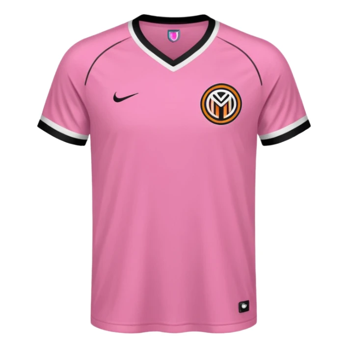 Una remera del Inter de Miami rosa sticker