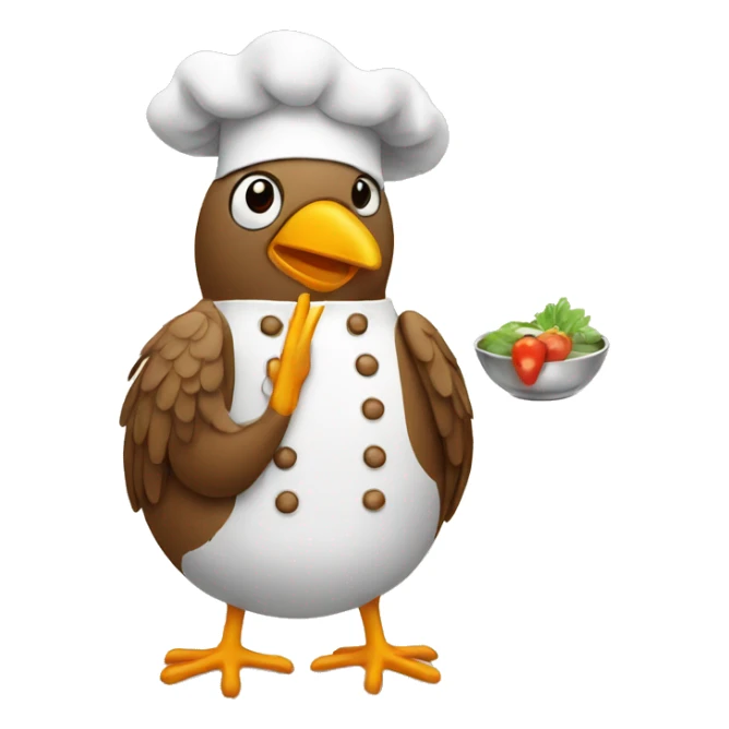 Bird as a cook sticker