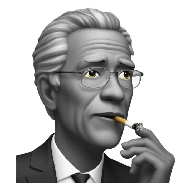 JJ maybank Smoking sticker