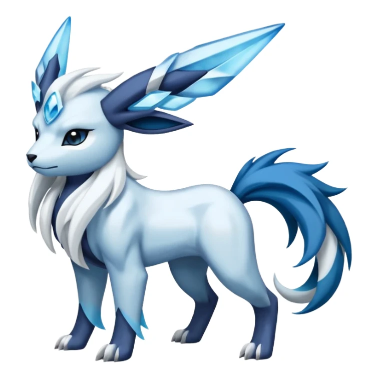 Absol-Cobalion-Glaceon-Suicune-Amaura-fusion sticker