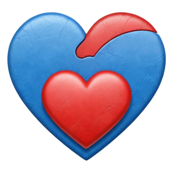 Heart using the colours of fontaines dcs album romance sticker