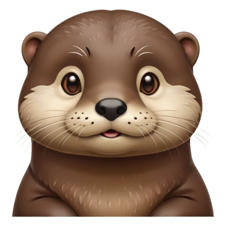 Otter shrugging I don’t know sticker