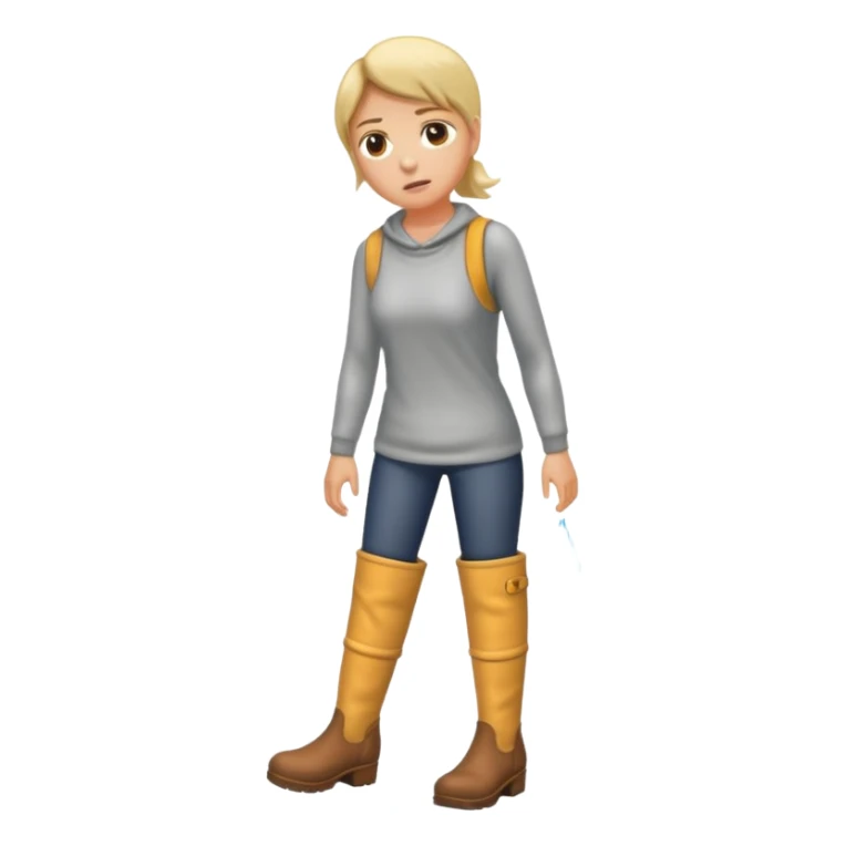 Long boots that is extremely humid and heat inside  sticker