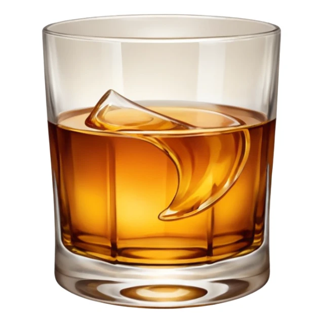 glass of whiskey sticker