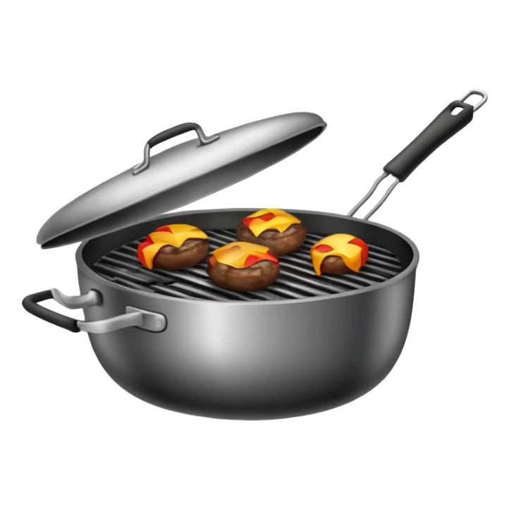 crea un emoji de un asador sticker