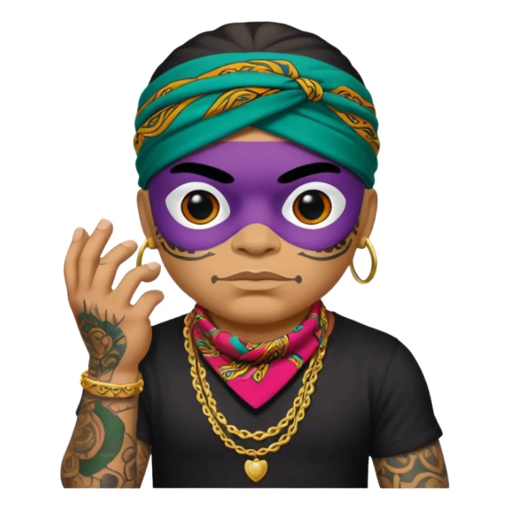 mach mir pepe emotes für twitch im chicano style sticker
