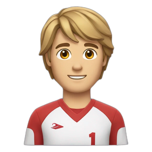 troy bolton in sport shirt sticker