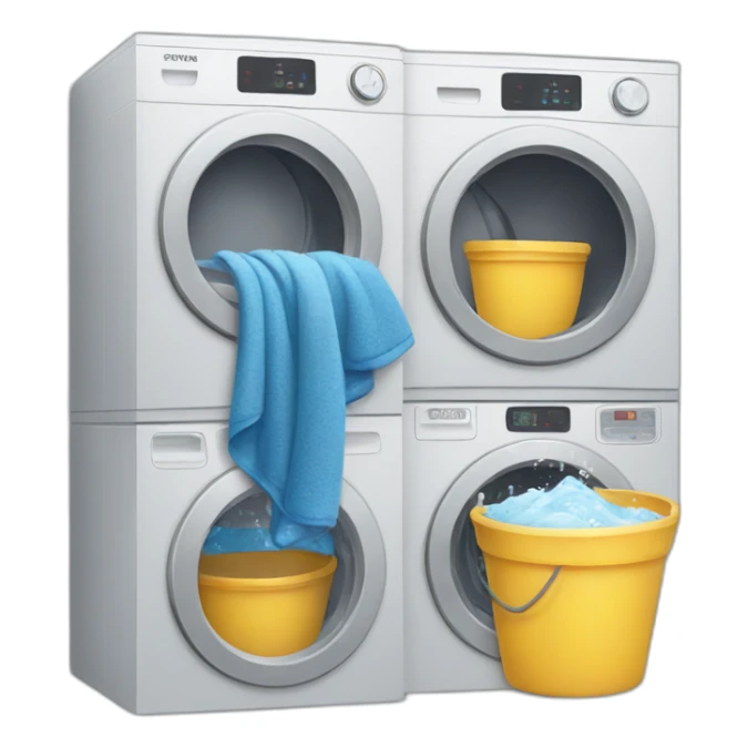 Washing sticker