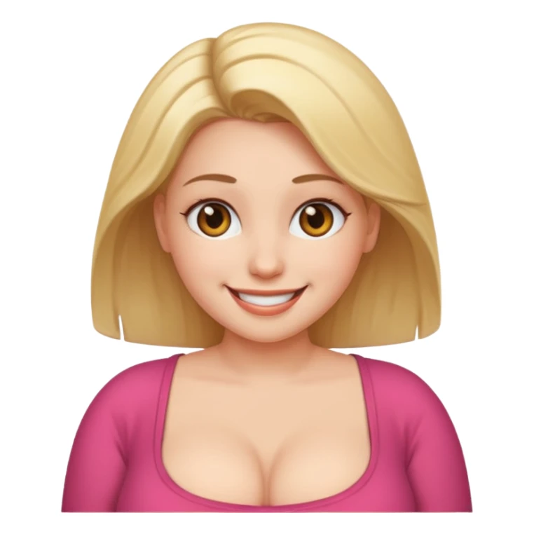 3 in ahspe of a big breasts sticker