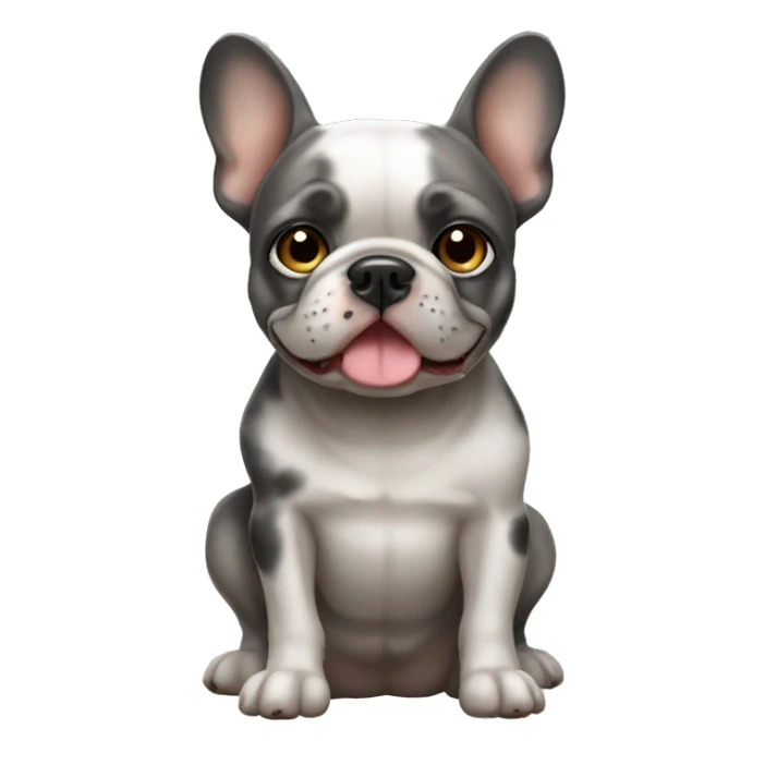 Merle french bulldog sticker