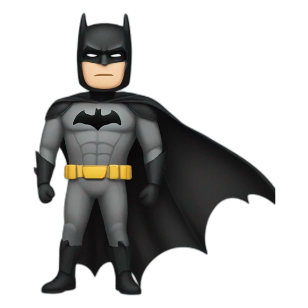 Elon musk wear the Batman costume  sticker