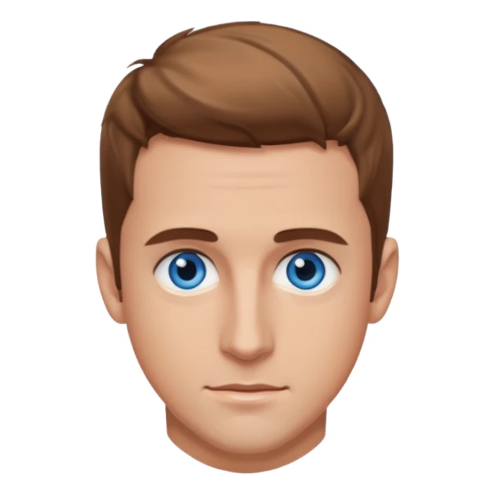 Joey McIntyre blue eyes, light brown hair sticker