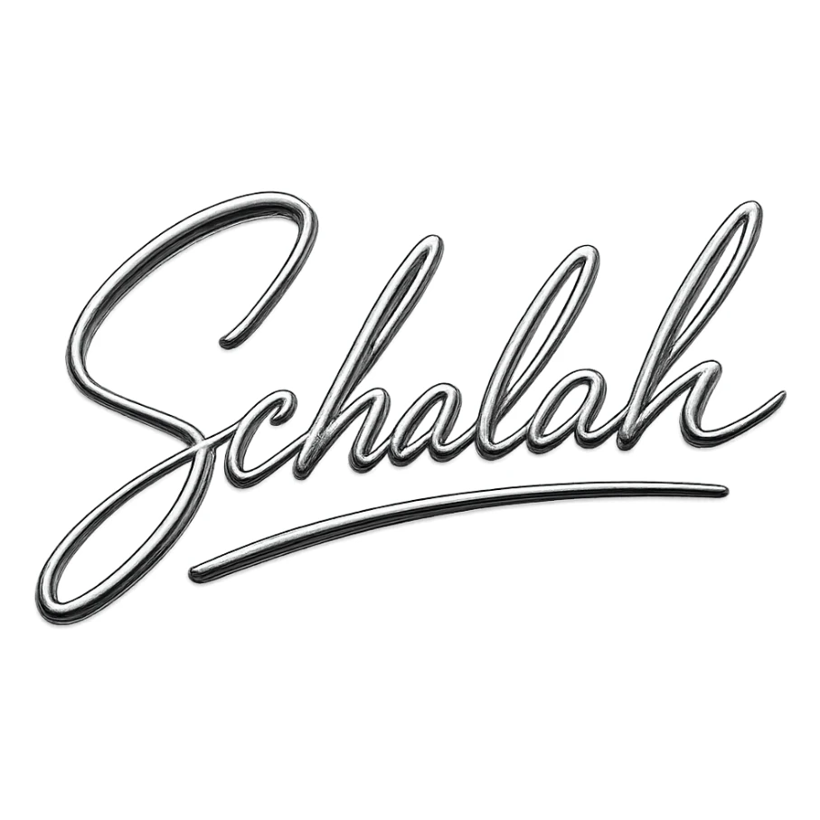 shiny reflective chrome style digital signature sticker