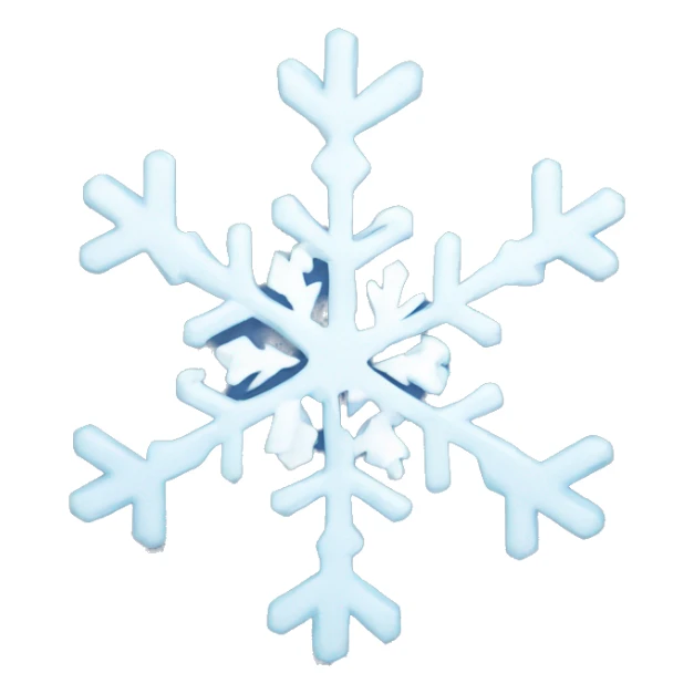 snowflake sticker