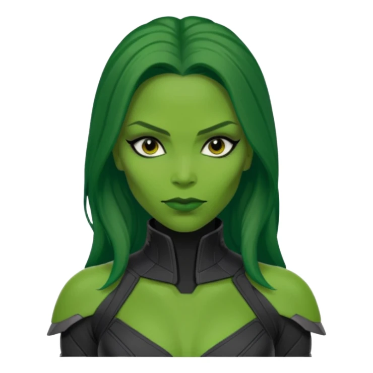 gamora from Guardians of the Galaxy movie sticker
