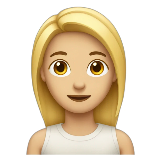 gender and race neutral person sticker