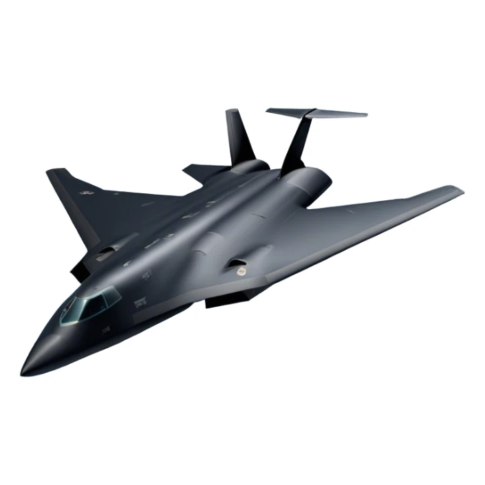 Military Bomber - B-2 Spirit - Northrop Grumman (Model Year: 2021) (Iconic colour: Stealth black) sticker