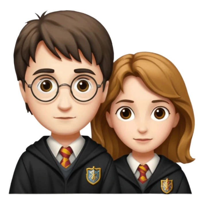 Harry potter and hermione sticker