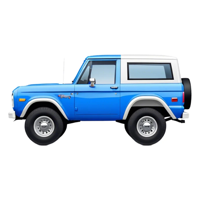 Ford Bronco - Ford (Model Year: 2021) (Iconic colour: Blue) sticker