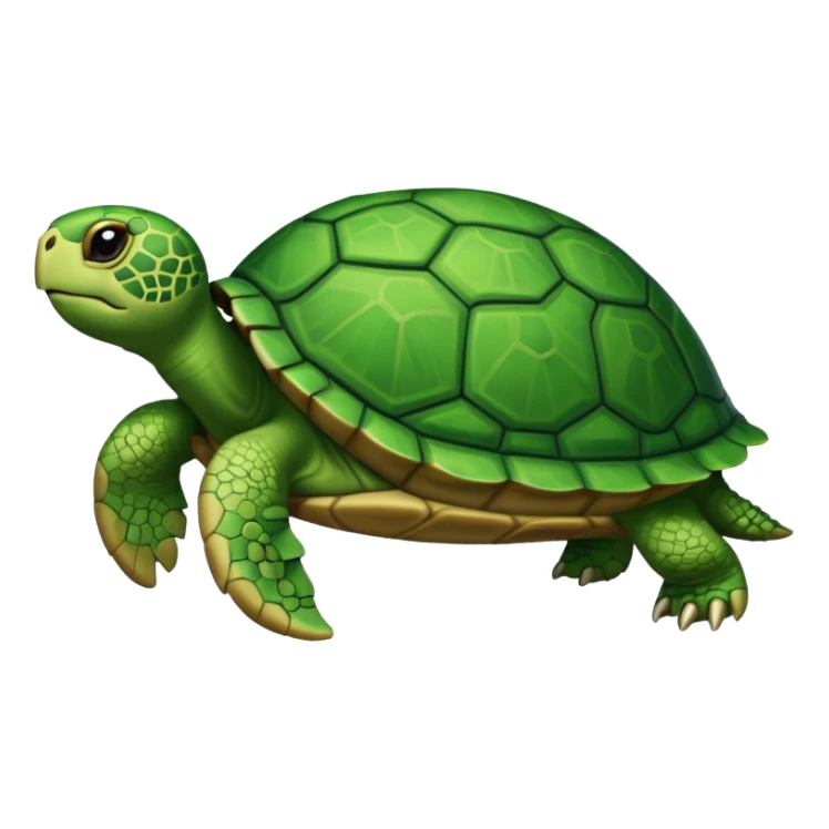 Une tortue avec un très très long cou sticker