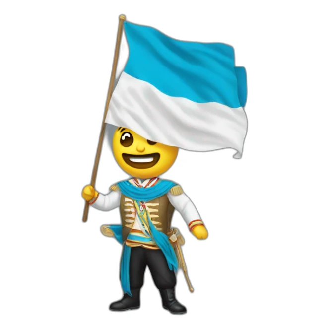 Jefe maestro con la bandera de guatemala sticker