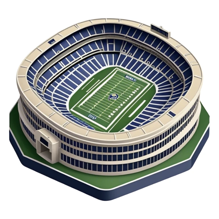 superbowl stadium, no frame sticker