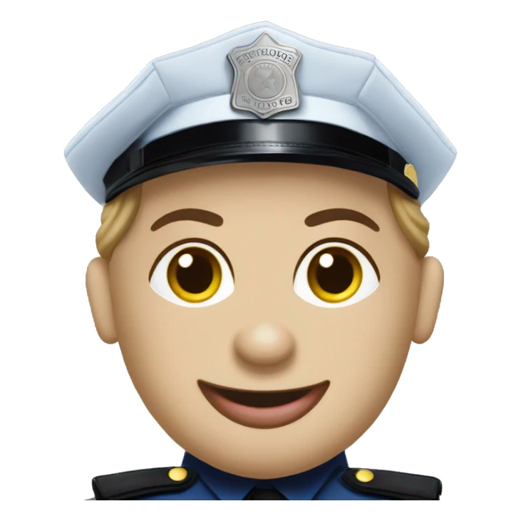 Melissa and Doug police officer puppet  sticker