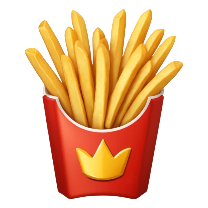 delfin co je frytki sticker