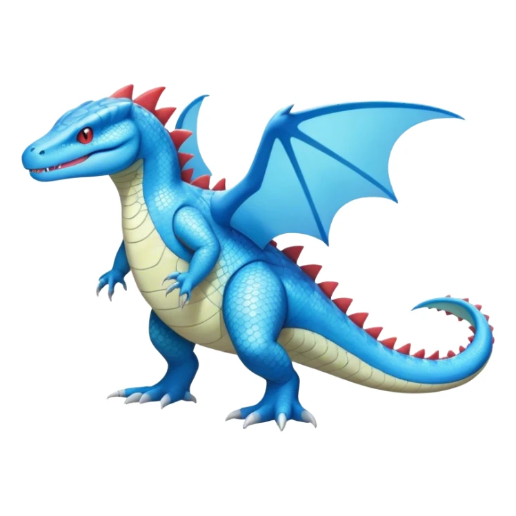 celestial salamence-Croconaw-hybrid, full body sticker