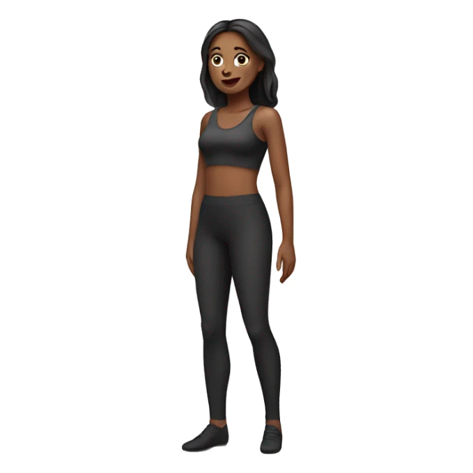 woman in tights sticker