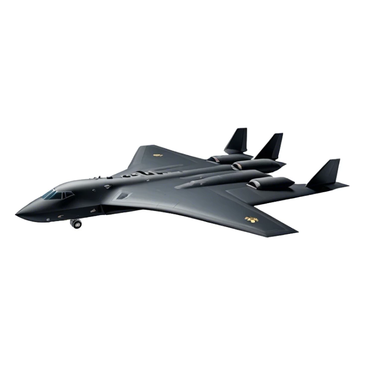 B-2 Spirit bomber - Northrop B-2 (Model Year: 2021) (Iconic colour: Stealth black) sticker