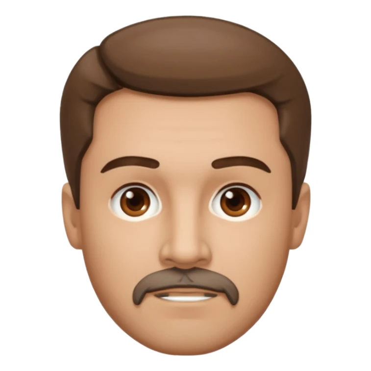 MALE, BROWN HAIR, GREY GOATY, ROUND FACE sticker