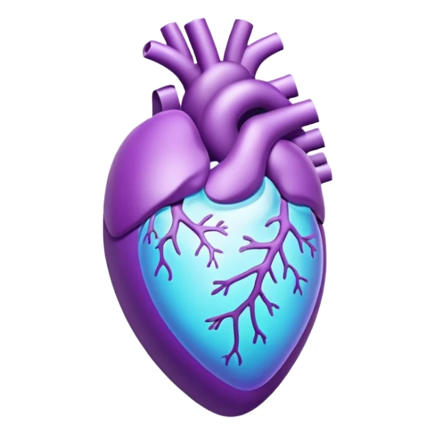 Breathing 3d Icon with color of A781F3 sticker