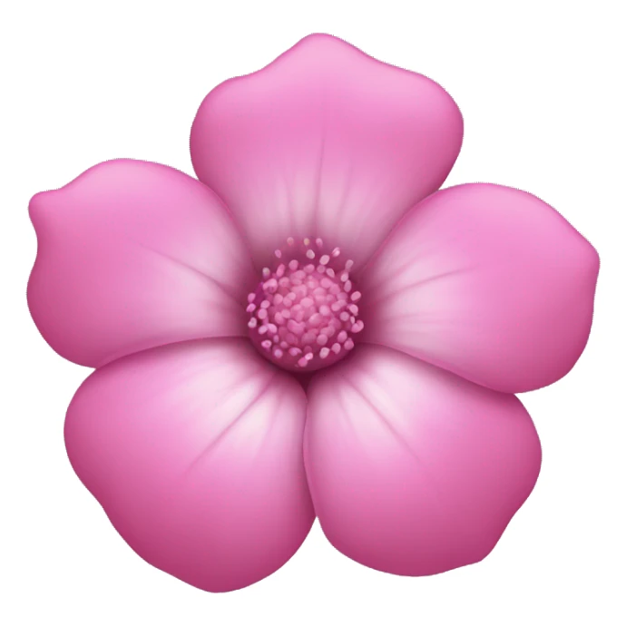 Pink flower sticker