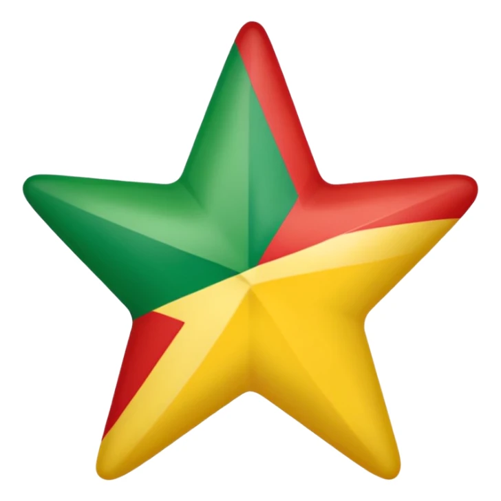 A five star verticy with the colours of this flag 🇸🇨 sticker