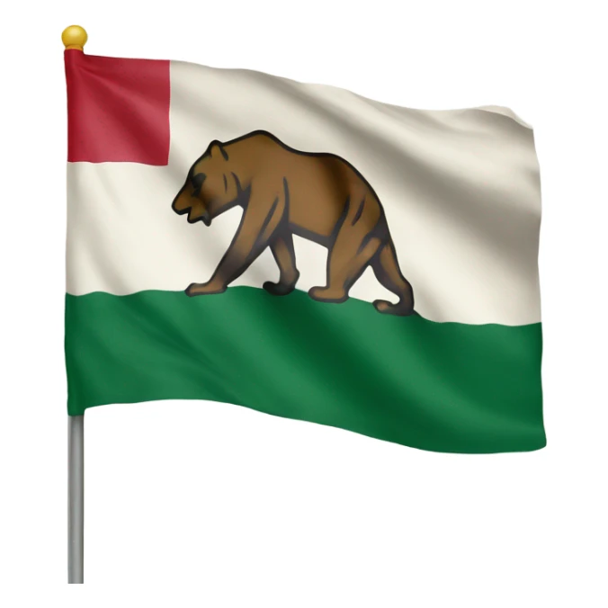 California flag sticker