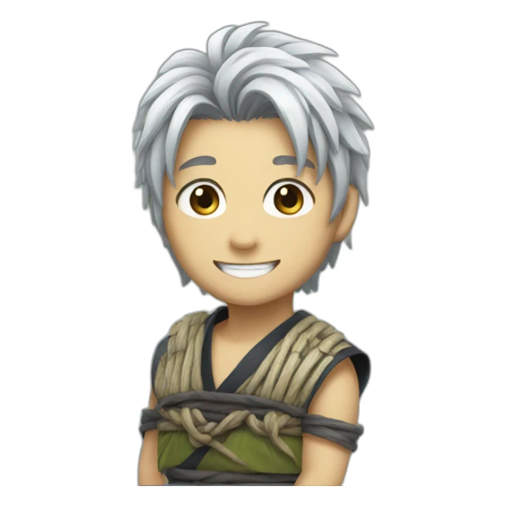 smiling sukuna sticker