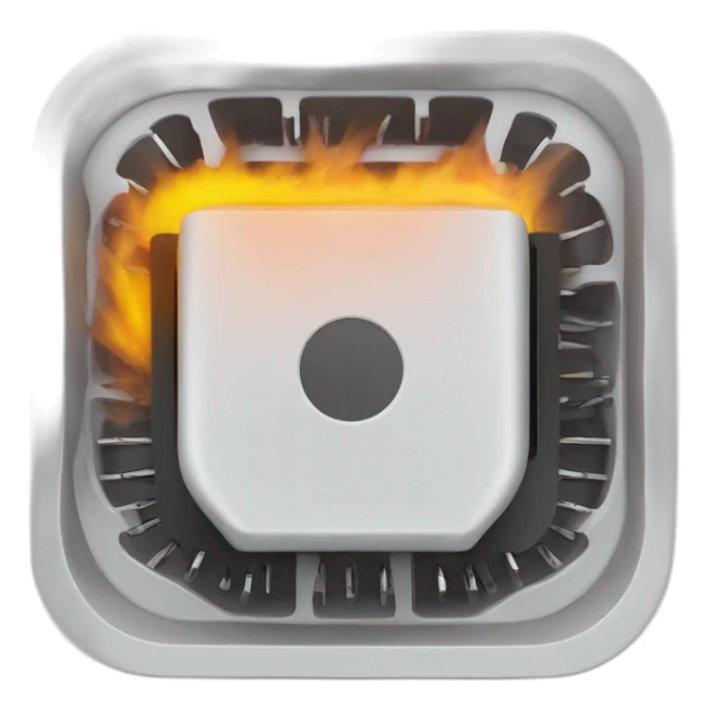 Over heating iPhone topview in a bmw charger tray sticker