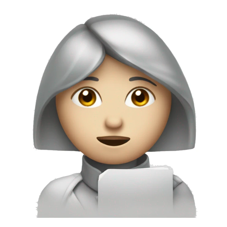 Woman Holding a sighn with i hate him sticker