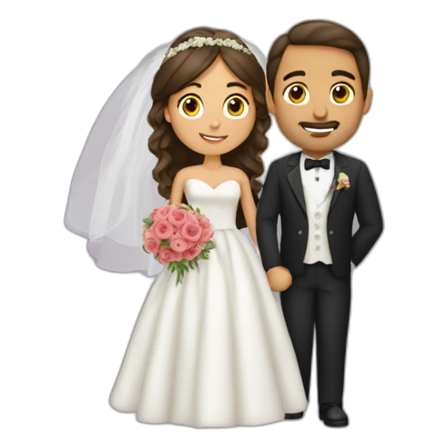 spanish weding sticker