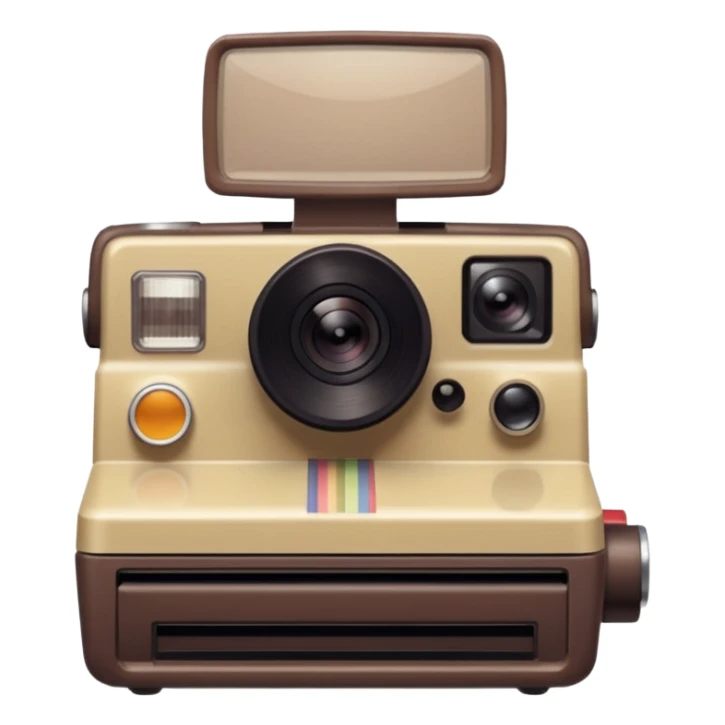 Photo taken with Polaroid camera sticker